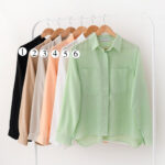 شومیز رنگی جیب دار کد 179 - Image 2