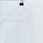 شلوار جین سفید زاپدار کد 275 - Image 3