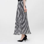 دامن پلیسه طرح دار کد 370 - Image 7