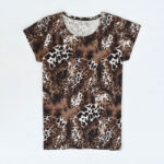 تیشرت راحتی طرح دار کد 406 - Image 4