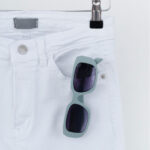 شلوار جین سفید زاپدار کد 275 - Image 5