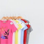 تیشرت طرح دار گل کد 107 - Image 2