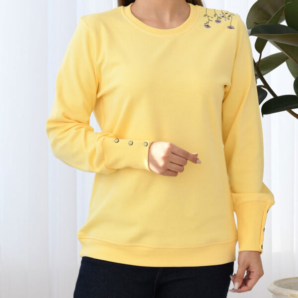 بلوز دورس سرشانه گلدوزی کد 325 - Image 12