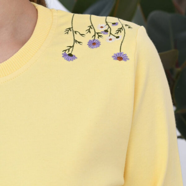 بلوز دورس سرشانه گلدوزی کد 325 - Image 13