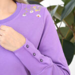 بلوز دورس سرشانه گلدوزی کد 325 - Image 9