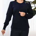 بلوز دورس سرشانه گلدوزی کد 325 - Image 10