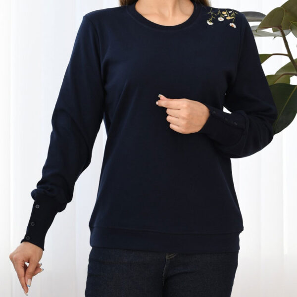 بلوز دورس سرشانه گلدوزی کد 325 - Image 10