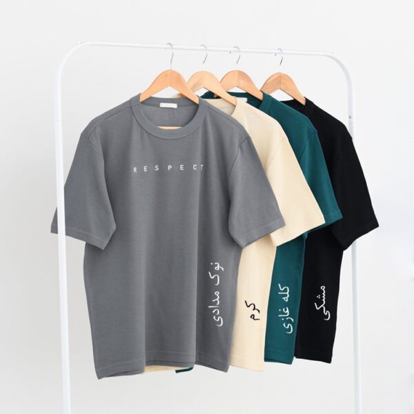 تیشرت بیسکوئیتی مردانه کد 372 - Image 2