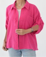 شومیز رنگی آستین سه ربع کد235 - Image 6