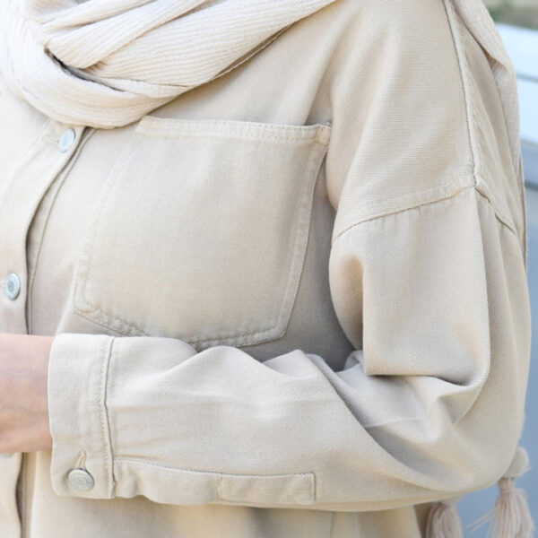 شومیز کتان کد 296 - Image 9