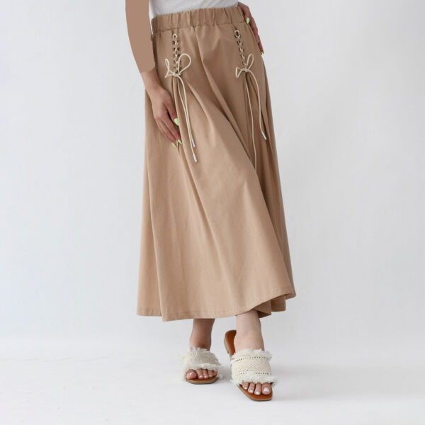 دامن لینن بند دار کد254 - Image 5