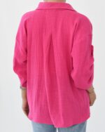 شومیز رنگی آستین سه ربع کد235 - Image 4