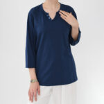 بلوز آستین سه ربع کد226 - Image 4