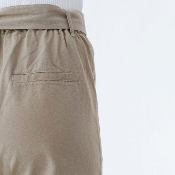 شلوار لینن کمربند دار کد 103 - Image 7