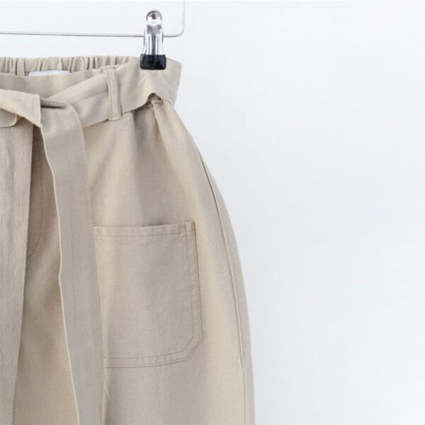 شلوار لینن کمربند دار کد 103 - Image 8