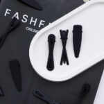 گیره مو مشکی 3 عددی کد 160