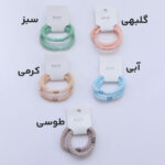 کش مو حوله ای دوتایی تک رنگ کد 161 - Image 2