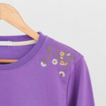 بلوز دورس سرشانه گلدوزی کد 468 - Image 5