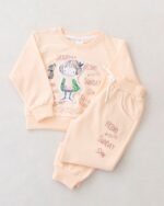 ست دورس و شلوار دخترانه عروسکی کد136 - Image 3