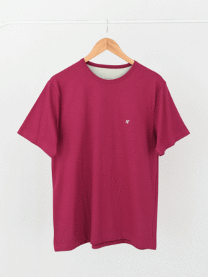 تیشرت رنگی مردانه سرخابی