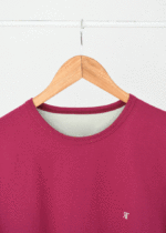 تیشرت رنگی مردانه سرخابی - Image 2