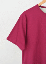 تیشرت رنگی مردانه سرخابی - Image 3