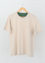 تیشرت رنگی مردانه کرم