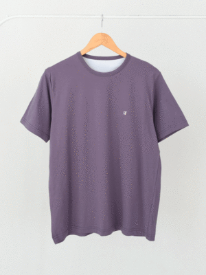 تیشرت رنگی مردانه یاسی تیره