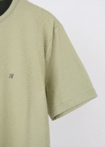 تیشرت رنگی مردانه سبز روشن - Image 3