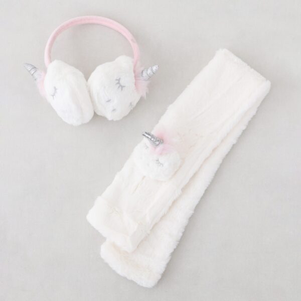 ست گوش گیر و شال گردن یونیکورن کد 156 - Image 2