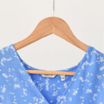 پیراهن آبی گل کد  668 - Image 6