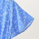 پیراهن آبی گل کد  668 - Image 7