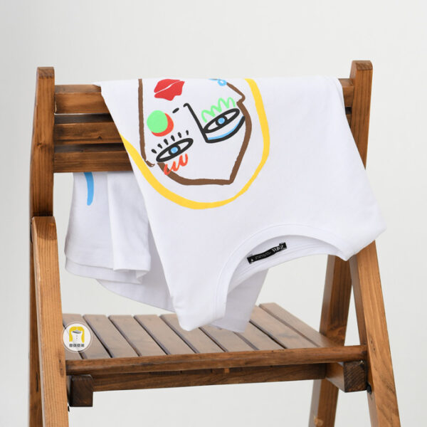 تیشرت-چهره-(1) تیشرت طرح دار زارا کد 618 - Image 1