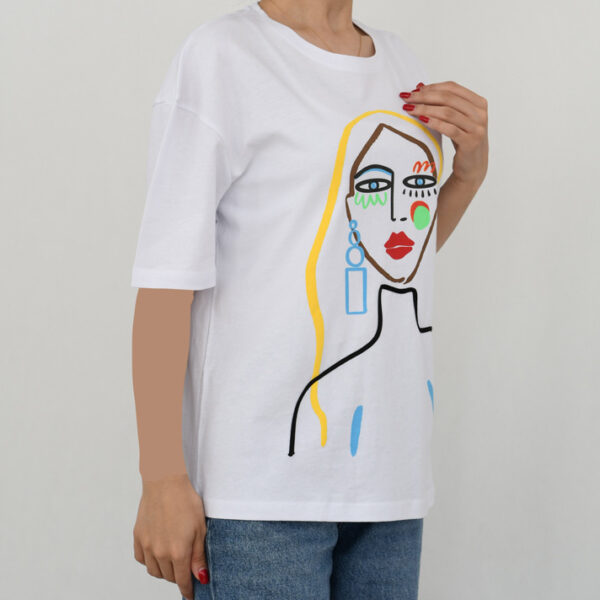 تیشرت طرح دار زارا کد 618 - Image 3