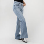 شلوار جین بوت کات آبی کد 689 - Image 3