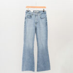 شلوار جین بوت کات آبی کد 689 - Image 4