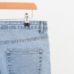 شلوار جین بوت کات آبی روشن (سایز بزرگ) کد 719 - Image 3