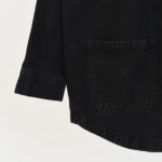 کت جین زغالی جیب دار کد 567 - Image 7