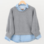 شومیز فوتر یقه دار کد 560 - Image 5