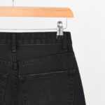 شلوار نیم بگ جین زغالی کد 623 - Image 8