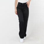 شلوار نیم بگ جین زغالی کد 623 - Image 3