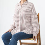 شومیز حصیری راه راه کد 712