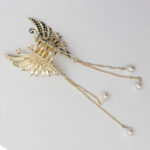 کلیپس فلزی پروانه نگین دار کد 243 - Image 3