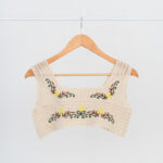 نیم تنه مکرومه بافی گلدوزی کد  626 - Image 3