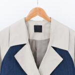 ترنچ کت بلند ترکیبی کد 909 - Image 7