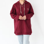 سویشرت کلاه دار گلدوزی کد 1031 - Image 6