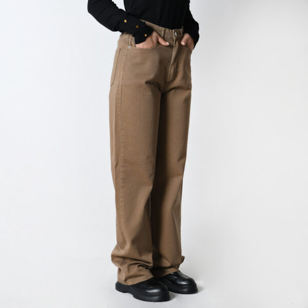 شلوار نیم بگ کتان کد 973 - Image 6