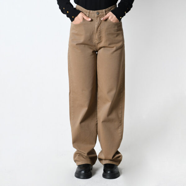 شلوار نیم بگ کتان کد 973 - Image 5