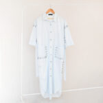 پیراهن بلند جلو دکمه کد 982 - Image 7