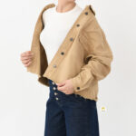 کت کراپ کتان جلو جیب کد 936